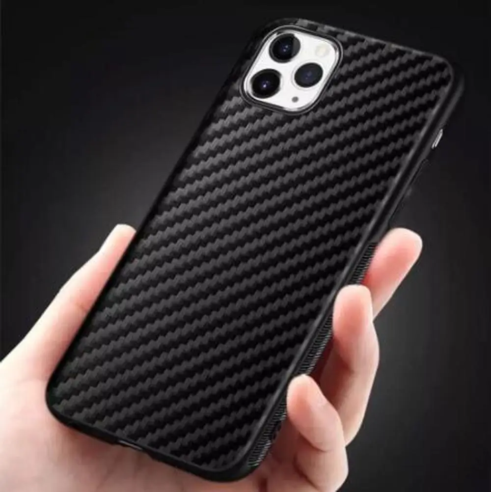 Чехол из волокна для iPhone 13 12 11 Pro Mini 8 7 6S Plus 6 5S 5 SE 2020 XS Max X 12Pro XR противоударный