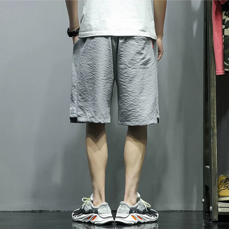 2020 Летние повседневные шорты мужские однотонные Свободные джоггеры Homme размера