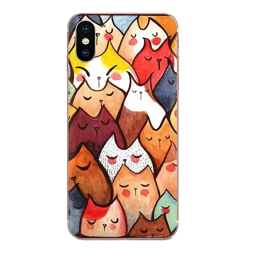 Милая мышь Свинья кошки собака для sony Xperia Z Z1 Z2 Z3 Z4 Z5 compact Mini M2 M4 M5 T3 E3 E5 XA XA1 XZ Премиум Мягкая термополиуретановая крышка-Чехол