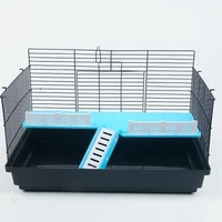 metal hamster playing house platform with climbing ladder safety small animals playing toys pet cage accessories