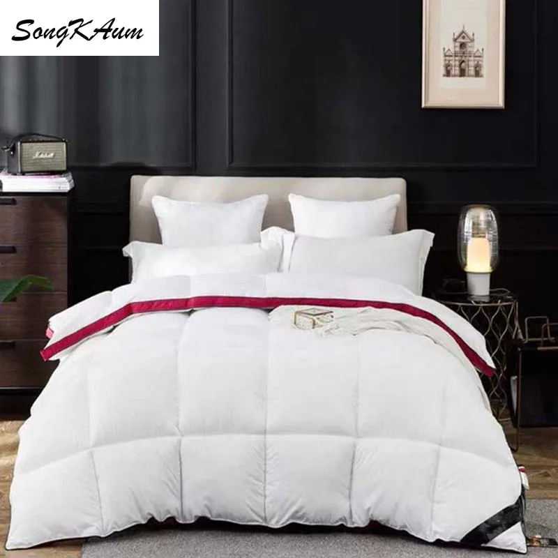 SongKAum 95% белый гусиный/утиный пух одеяло пятизвездочный отель трехмерные стеганые