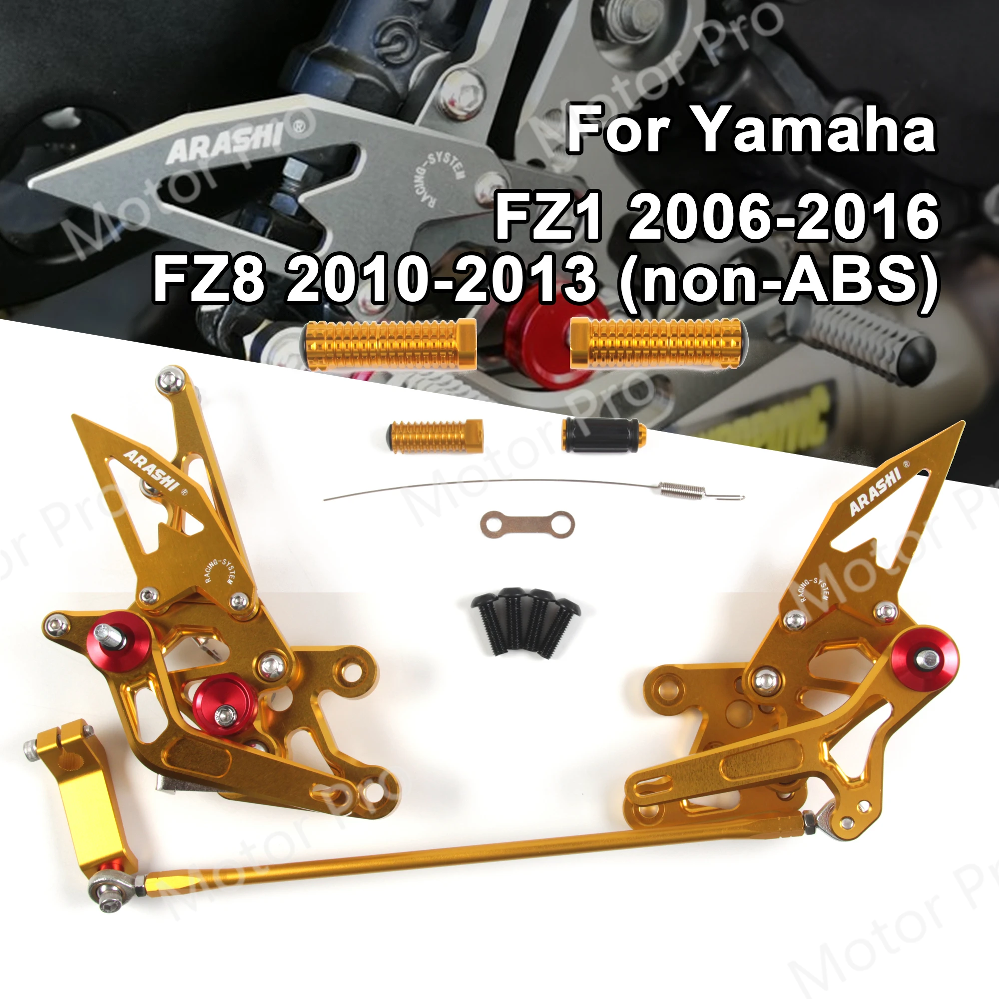 Регулируемые подставки для мотоциклов Yamaha FZ1 2006 2016 2007 2008 2009 2010 2011 2012 2013 2014 2015