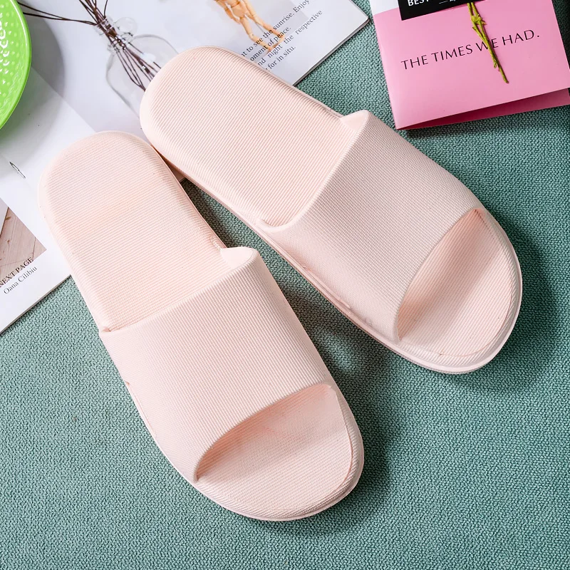 2021 Summer Women Indoor Slippers Floor Flat Shoes Indoor Flip Flops Female Non-slip Bathroom Home Slippers Zapatillas De Hombre