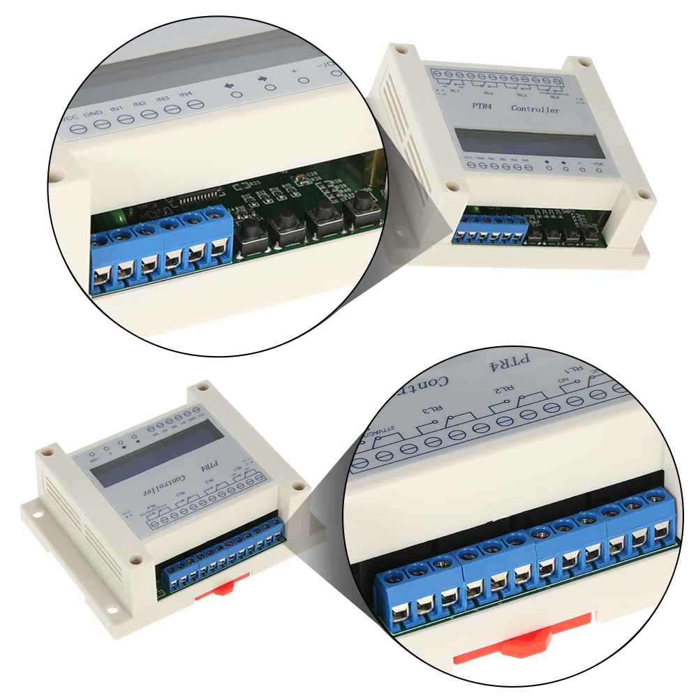 Горячая DC6 40V 4 канальный реле времени 99 шагов модуль электромагнитный клапан