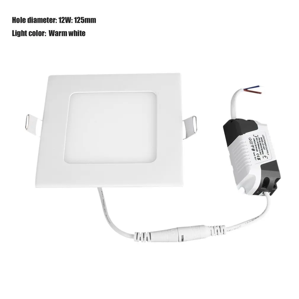 Ультра-тонкий светодиодный светильник встраиваемый домашний потолочный