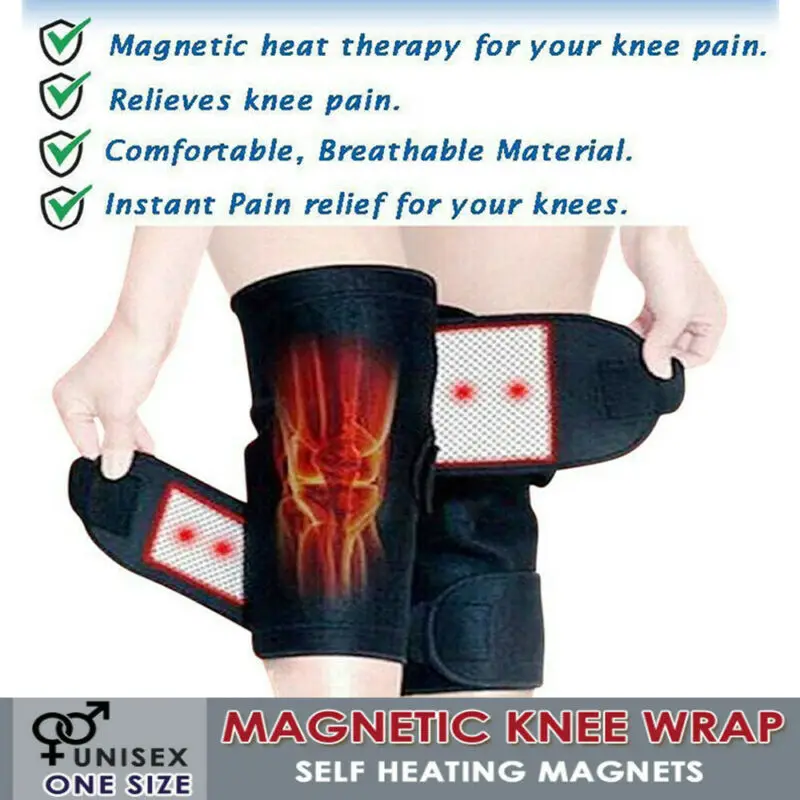 Фирменный новый мужской наколенник самонагревающийся Магнитный поддерживающий