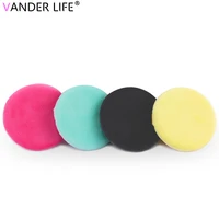 powder puff for powder foundation cream soft comfortable washable and reusable with storage case round makeup puff tool