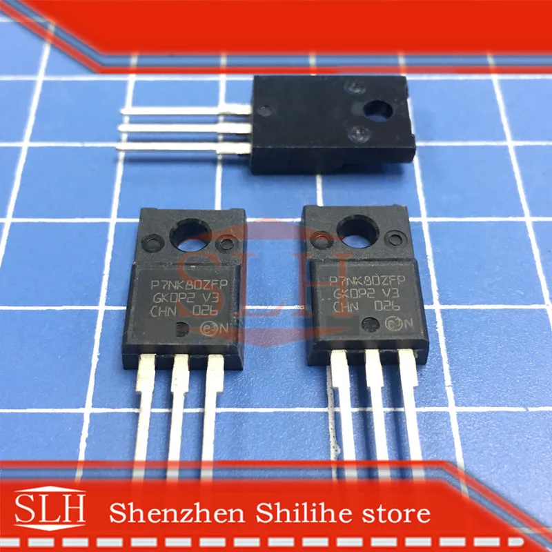 

10pcs/lot STP7NK80ZFP STP7NK80 TO-220F Brand new original