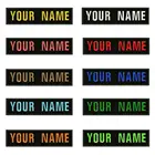 Нашивки на одежду, рюкзак, шляпу, 2,5, 10x заплатка с текстом см, с вышивкой на заказ, BS-05A полосок