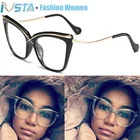 IVSTA кошачий глаз очки для женщин по рецепту оправы для очков оптическая оправа для близорукости Ретро Бабочка Модные женские розовые винтажные очки