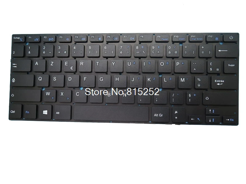

Laptop Keyboard For QILIVE Q8 CW14Q7B Black Without Frame France FR