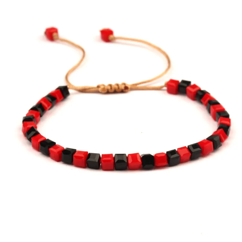 Новый Модный стильный женский браслет из стекла браслеты с кристаллами подарки