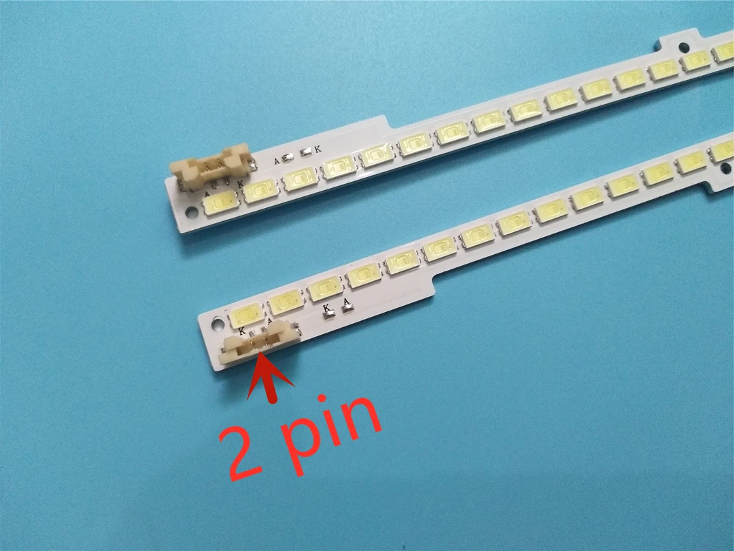 100% New 10pcs/ LED strips of SAM SUNG 55 TV UA55D6600 UN55D6000 UA55D6600WJ LTJ550HW03 H BN64 01664A 2011SVS55 FHD 5K6K RIGHT