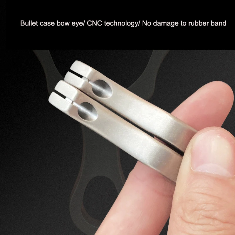 Рогатка из нержавеющей стали с ЧПУ Профессиональная охотничья снасть стрельба