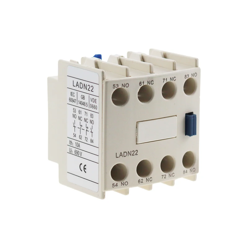 CHYT LADN Series 1 шт. вспомогательный контакт 690 В 10A 1NO + 1NC 2NO 2NC для контактора