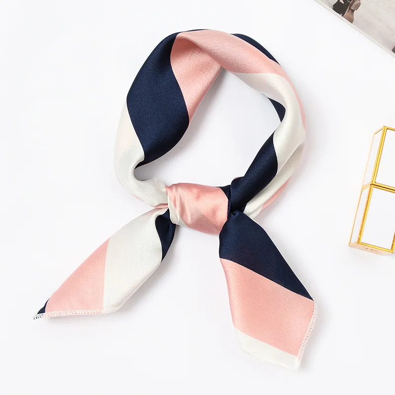 Лидер продаж 50x50 см Модный женский шарф хлопковое маленькое квадратное полотенце