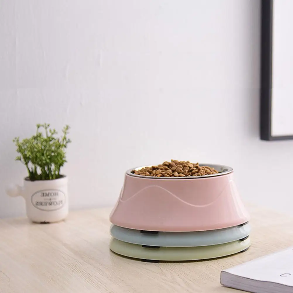 Миска для кормления домашних животных нескользящая подкладка из нержавеющей