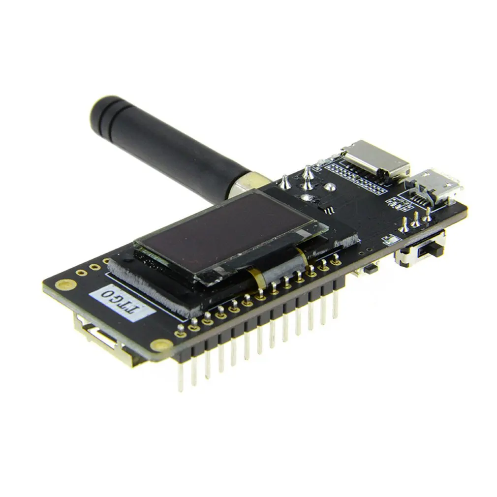 Беспроводной модуль LoRa32 V2.1 совместимый с Bluetooth Wi-Fi 433/868 МГц ESP32 OLED SX1276 макетная
