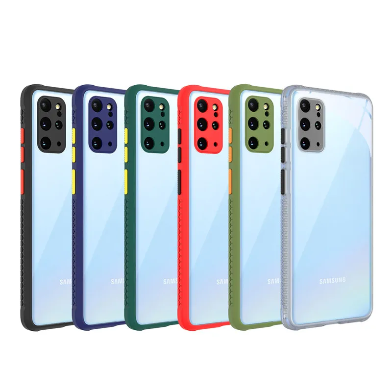 Прозрачный противоударный чехол HD для Samsung S20 Ultra S10 Plus Note 10 Pro A10 A20 A30 A50 S A11 A21 A31 A51 4G