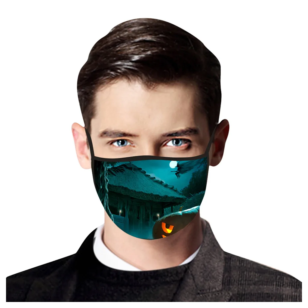 5 стилей взрослая хлопковая маска для губ на Хэллоуин унисекс Подростковая