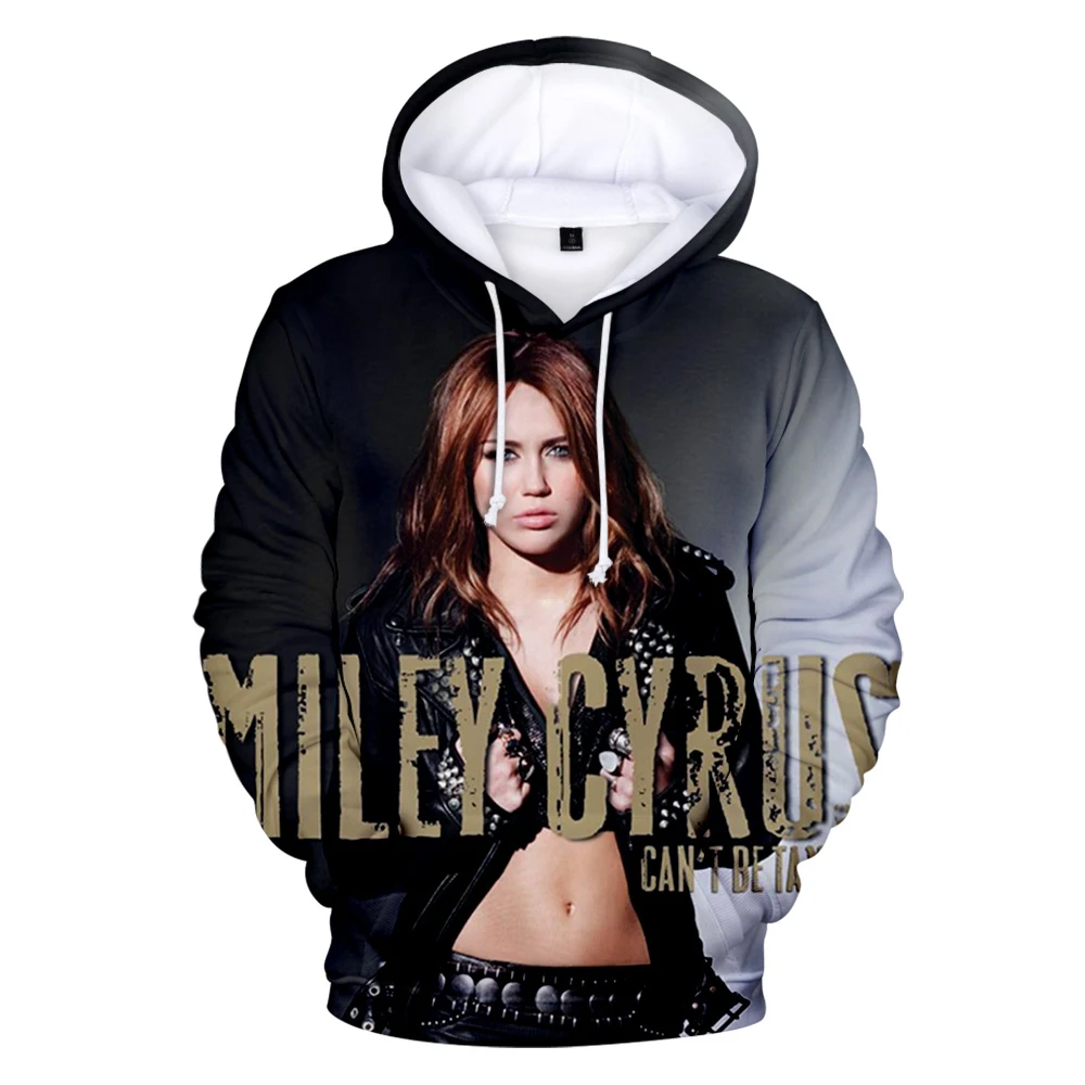 

3D Women Sweatshirt Fashion Long Sleeve Men's Hoodie Harajuku Streetwear Style Coats Beautiful Personality Miley Cyrus Hoodie