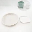 Пластиковый поддон для цветочного горшка, подставка для садового кашпо, круглая, квадратная форма, креативное блюдо, домашний садовый горшок чехол, поставки c1