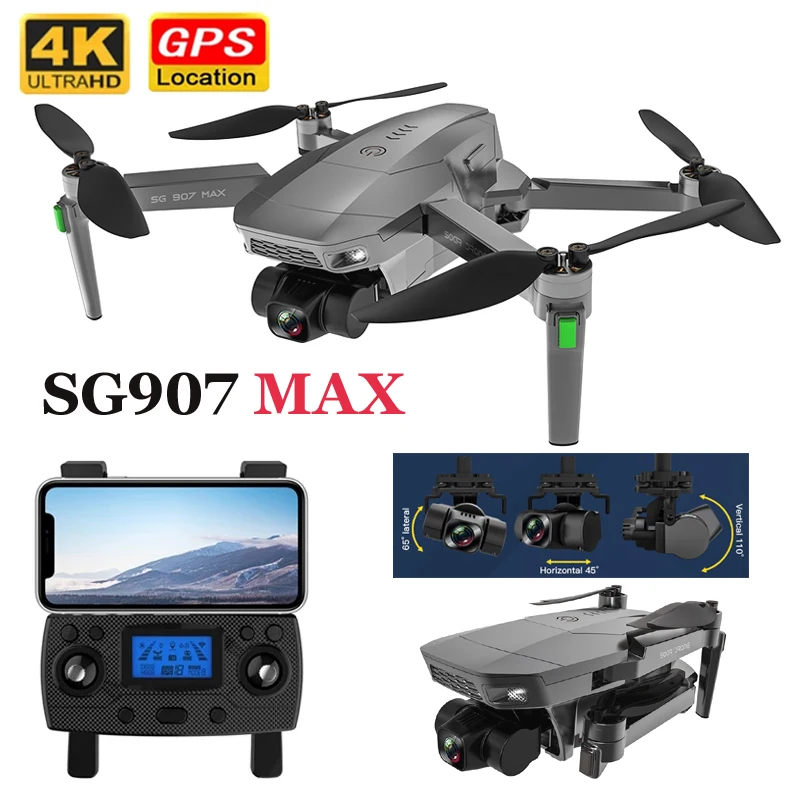 SG907 MAX беспилотный Профессиональный GPS Квадрокоптер 4K Камера HD бесщеточный 3
