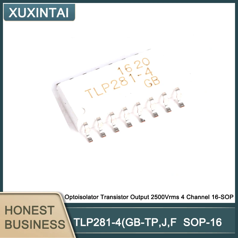 

10 шт./лот TLP281-4(GB-TP,J,F TLP281-оптический транзистор с выходом 2500Vrms 4 Channel 16-SOP