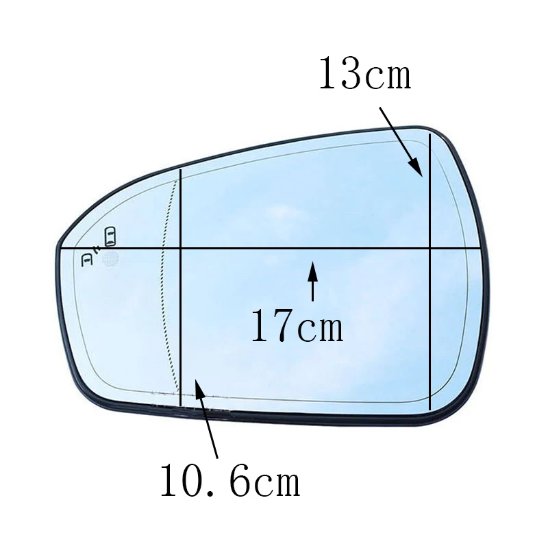 Auto Heated Blind Spot Warning Wing Rear Mirror Glass for Ford Mondeo 2013 2014 2015 2016 2017 2018 | Автомобили и мотоциклы