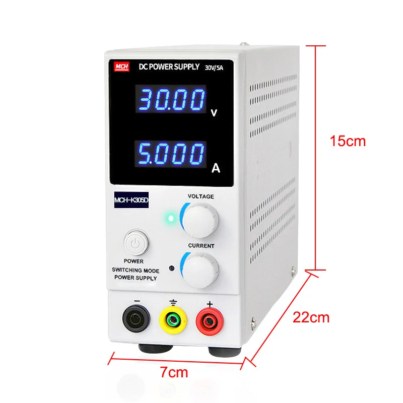 Лабораторный блок питания MCH K305D высокая точность 4 значный дисплей 30 В 5 А