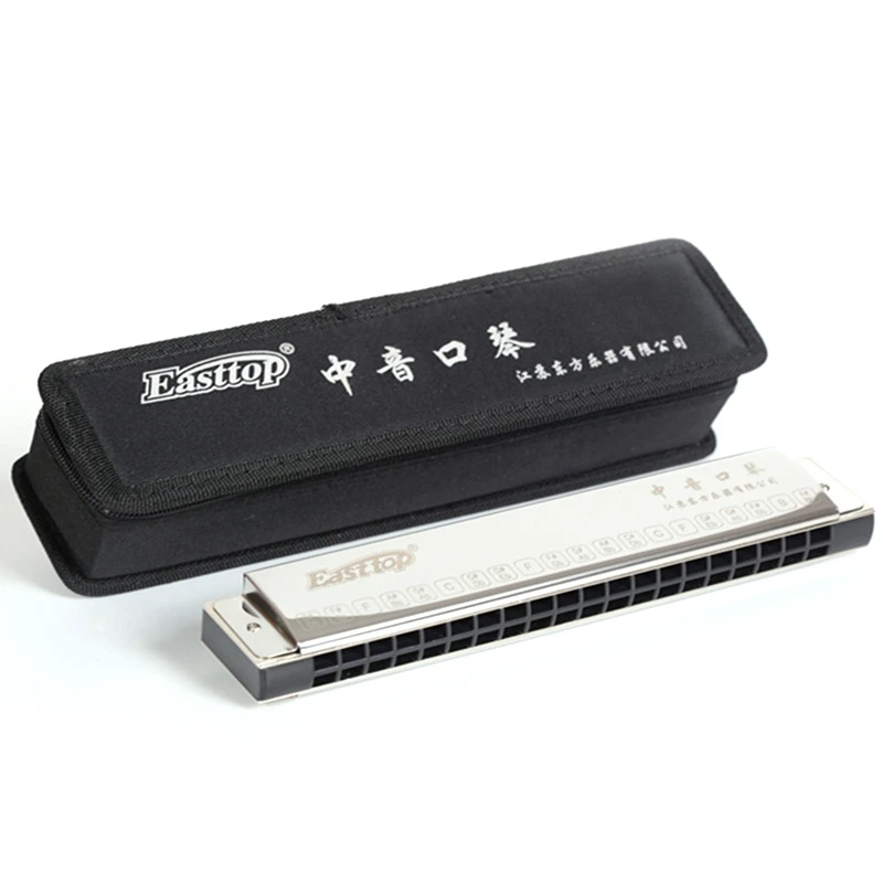 

Easttop T5 Harmonica Playing Professional Alto Harmonica 20 Hole C Tune Band Ensemble Harmonicas