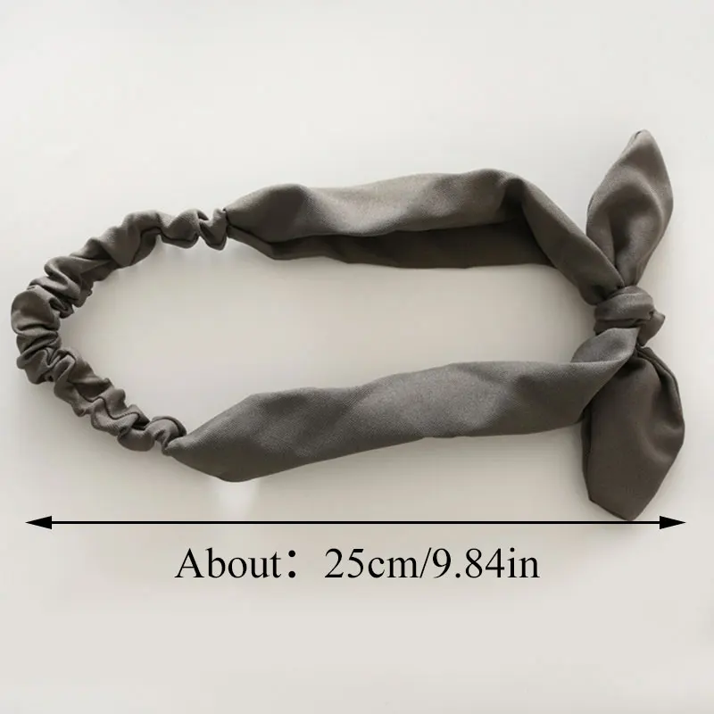 Женская эластичная повязка на голову с узлом |