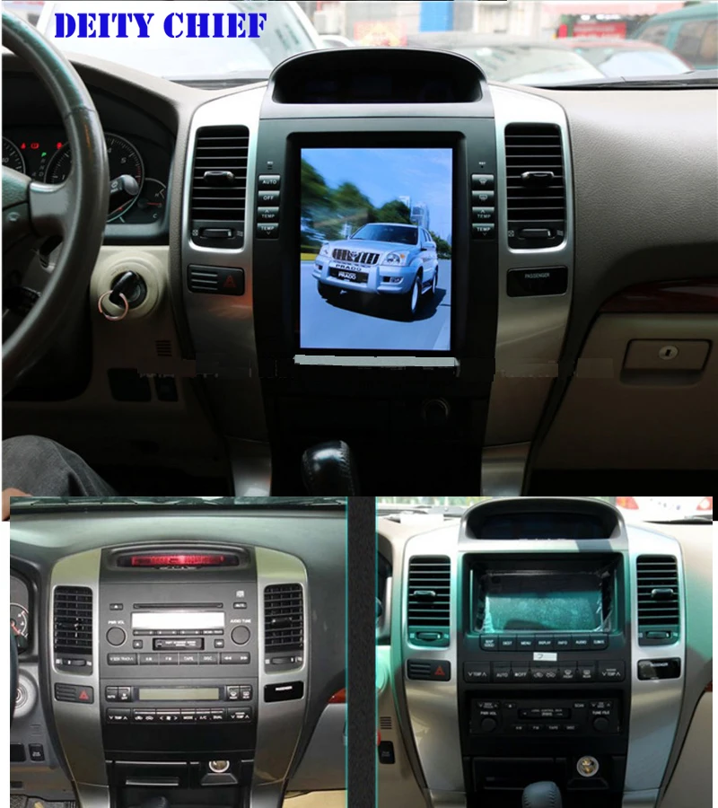 Android автомобильный 2din плеер для Toyota Land Cruiser Prado 120 2002 2009/ Lexus GX470 GPS