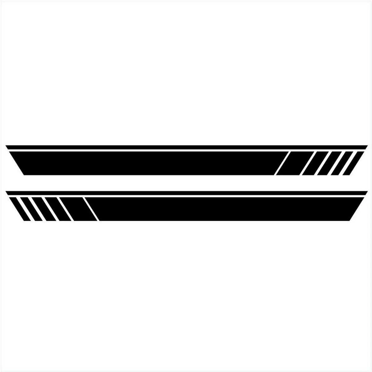 

Tuning Accessories Car Body Side Decals 2 Pcs Body For All Car For Off-road SUV Stripes Decals Side Stickers