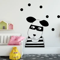 diy dog wall mural removable wall decal for childrens room decal creative stickers