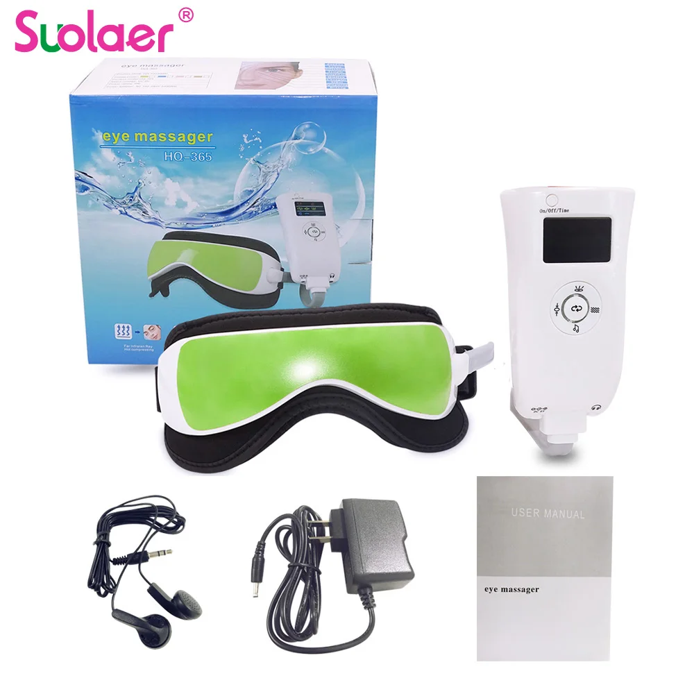 Воздушный массажер для глаз с музыкальными функциями магнитное инфракрасное