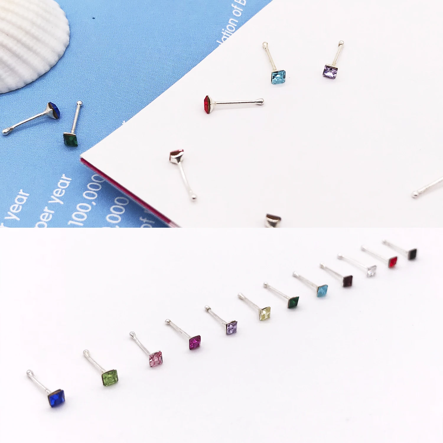 Не содержит коготь не вызывает аллергию липкая дрель квадратная 925 пробы с