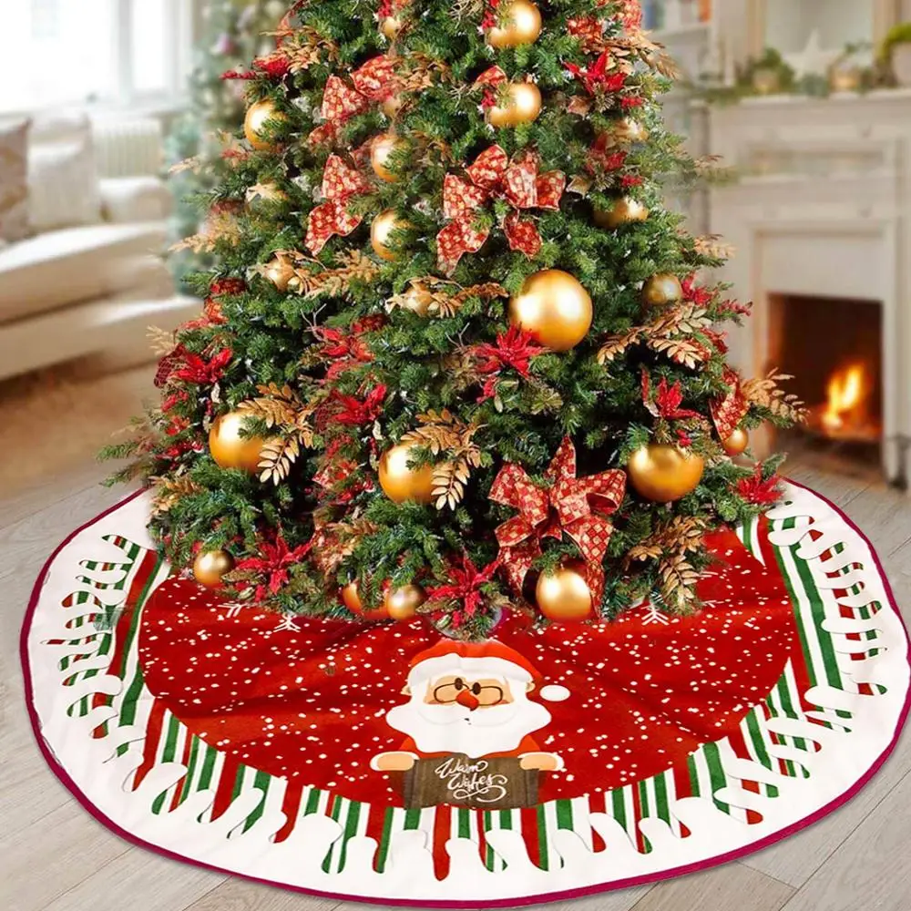 QIFU Рождественская елка юбка рождественские украшения для дома Navidad Natal Noel Веселые елочные украшения счастливый год