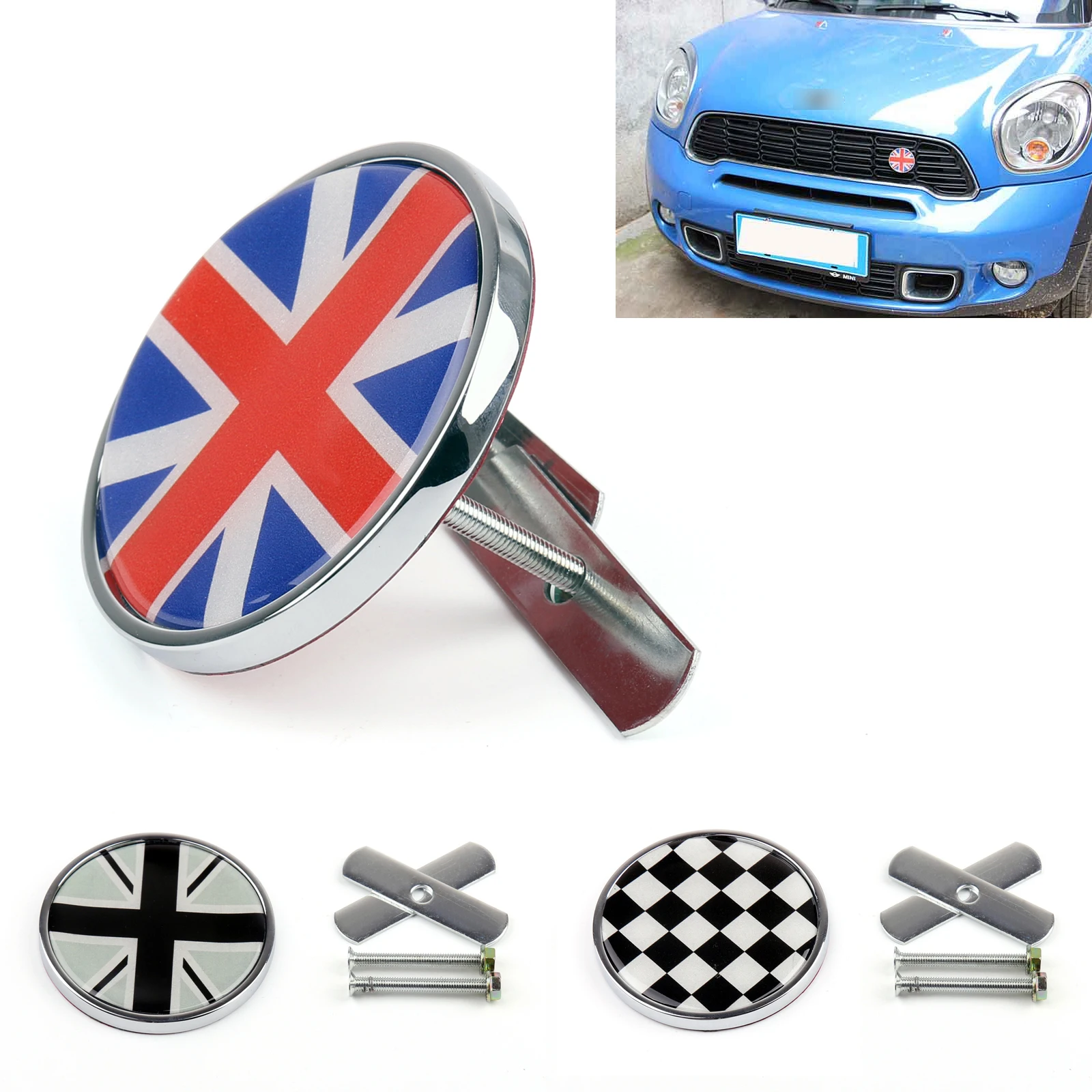 Areyourshop металлический передний значок для радиаторной решетки держатель MINI Cooper R50