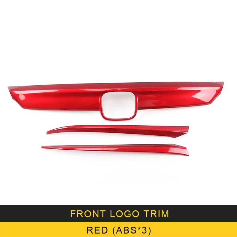 

CARMANGO for Honda Accord 10th 2018-2020 2019 Car Styling Front Bumper Fender Pad Cover Trim Frame Sticker Exterior Accessories