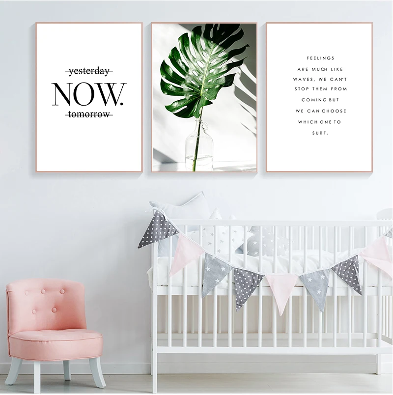 

Скандинавская Картина на холсте современный принтами листьев растений арт принты зеленая настенные картины Гостиная без рамы