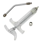 Шприц для птиц, с изогнутой медицинской трубкой, 10 мл20 мл30 мл50 мл100 мл