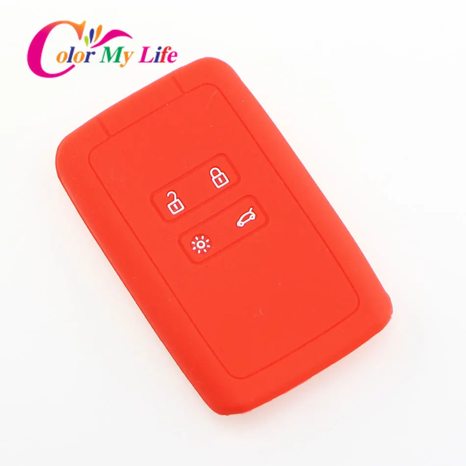 1 Piece Silicone Car Key Case Protection Cover Set for Renault Koleos Kadjar 2016 - 2020 Remote Holder Protector Accessories | Автомобили