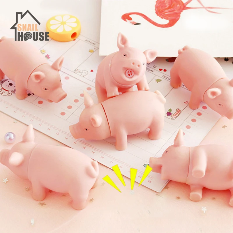Snailhouse 2019 Лидер продаж 3 шт./комплект Милая мультяшная мини Розовая Свинья