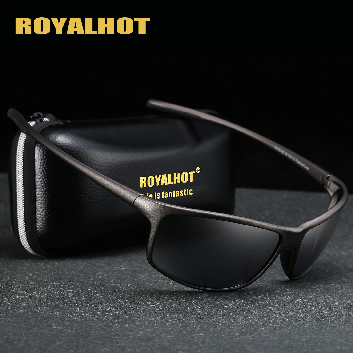 Мужские и женские солнцезащитные очки RoyalHot винтажные поляризационные с