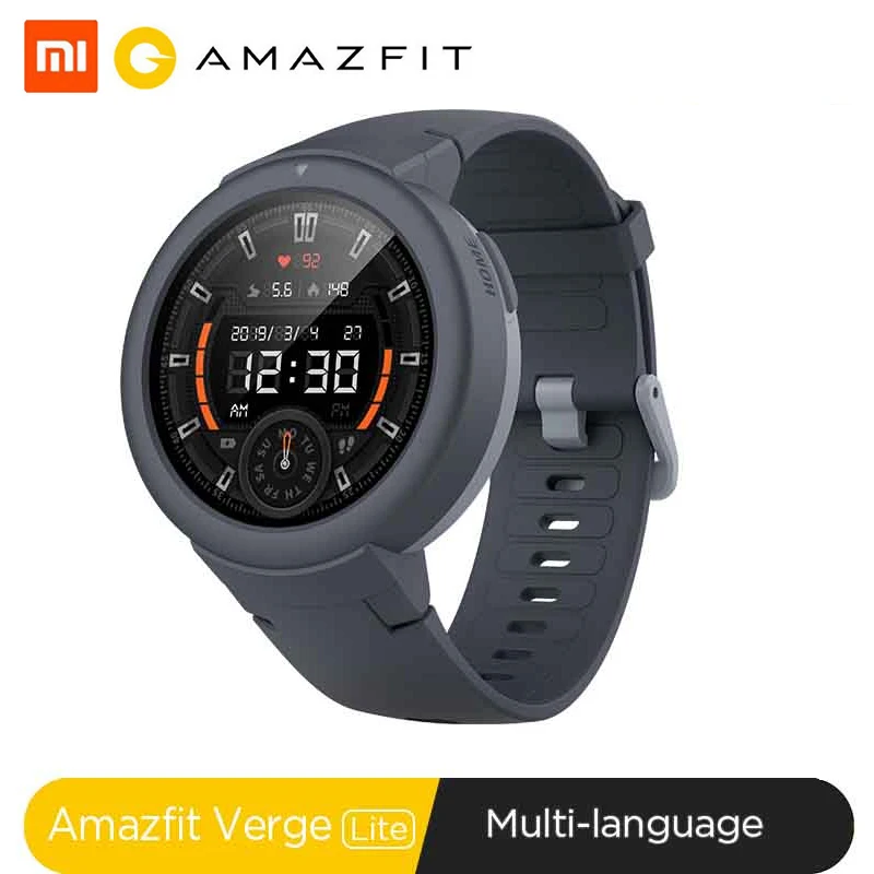 Новинка 2019 Смарт-часы Amazfit Verge Lite английская версия GPS спортивные часы |