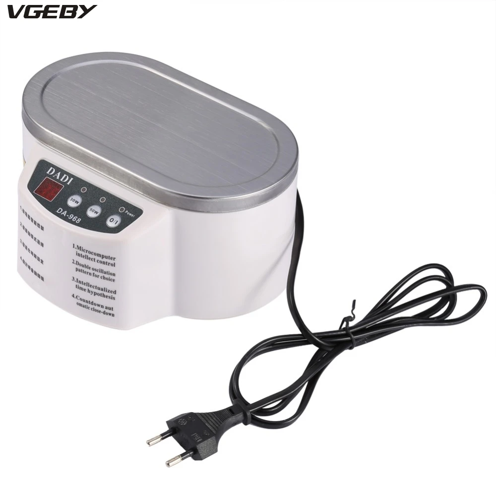 

220V 600ml Ultrasonic Cleaner Jewelry Glasses Circuit Board Cleaning Machine Intelligent Control ultrasonic cleaning Machine