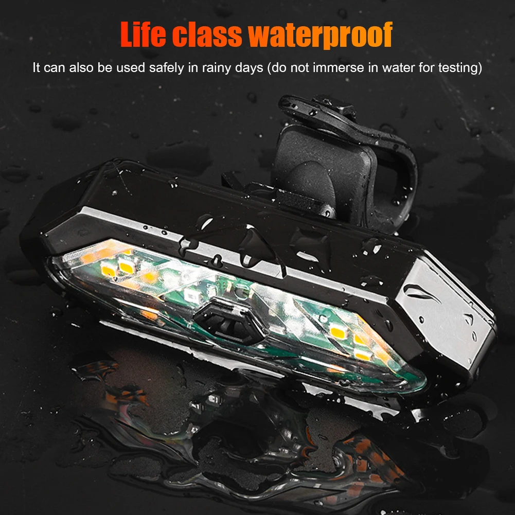 5 режимов Смарт велосипед Велоспорт Хвост Светильник w/поворотов Электрический