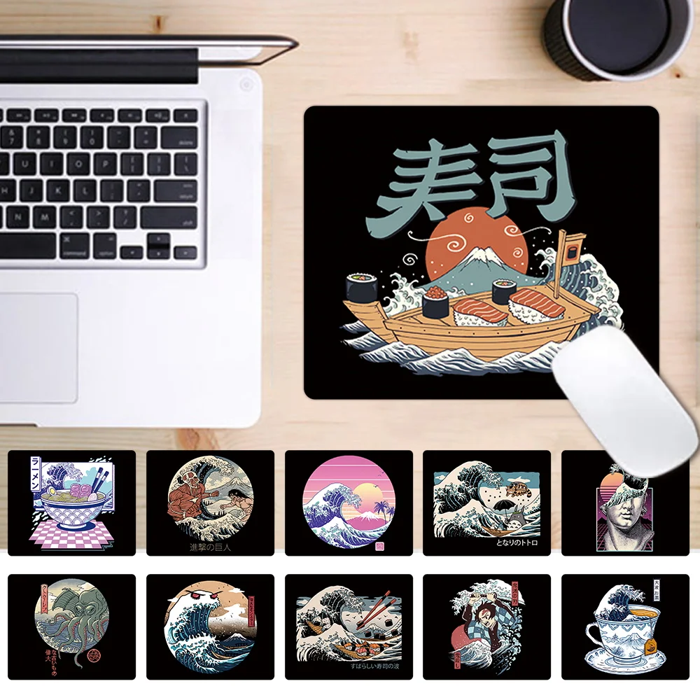 

Gaming Mouse Pad Computer Mousepad Waterproof Leather Universal Laptop/Desktop PC Mouse Mat with Wave Series