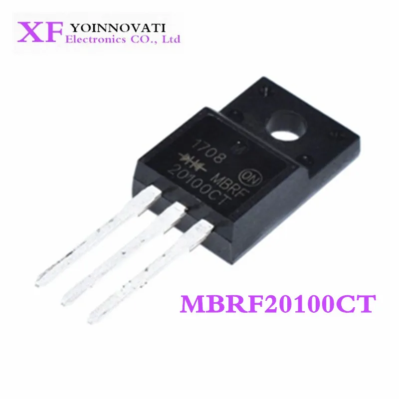 20 шт./лот MBRF20100CT MBRF20100 20100 Диодная матрица SCHOTTKY 100V TO 220F IC лучшее качество.|schottky 100v|ic